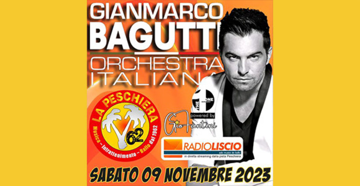 Il countdown è iniziato: sabato 9 novembre il live di Gianmarco Bagutti