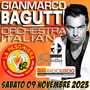 Il countdown è iniziato: sabato 9 novembre il live di Gianmarco Bagutti