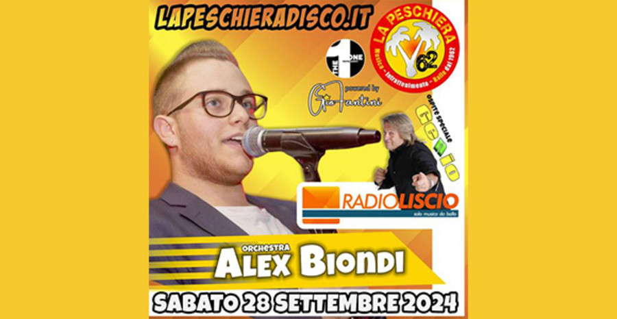 Al via sabato le serate live. Sul palco Alex Biondi. Genio sarà ospite