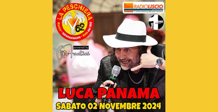 Sabato 2 novembre in diretta con Luca Panama